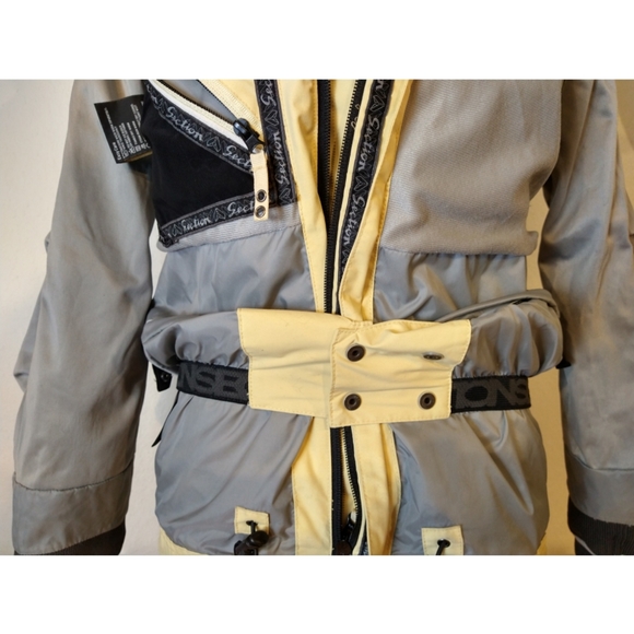 Gore-tex Waterproof Yellow Medium Weight Section Skii Rain Jacket - Picture 14 of 15